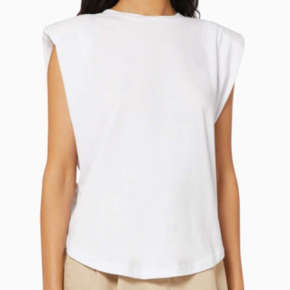 Good American NWT Strong Shoulder Muscle Tee Size 5